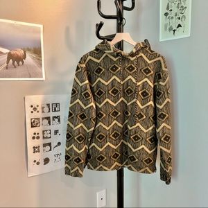 Patterned Hoodie